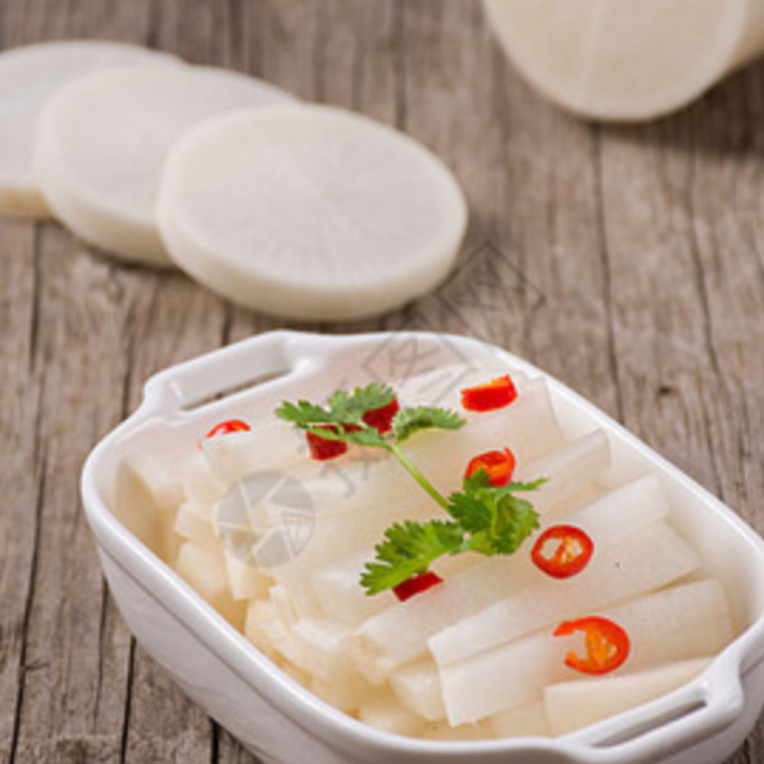 sweet & sour white radish