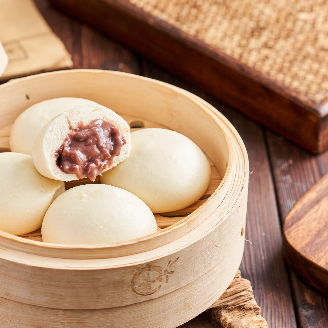 Red bean bun 4pcs